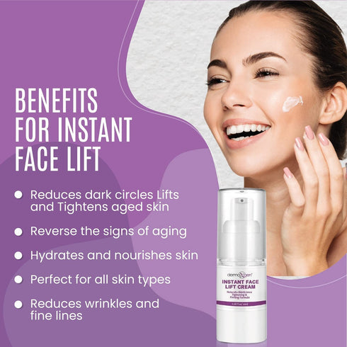 Instant Face Lift Cream - Peptide Complex Tightening, Lifting & Firming Cream, 20 ml for Anti-Aging