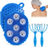 Handheld Roller Ball Massage Set 2 Hand Massage Gloves for Lymphatic and