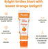 Himalaya Botanique Kids Toothpaste, Herbal Orange Flavor, Fluoride-Free, 4 Oz, 1 Pack, Gentle & Vegan