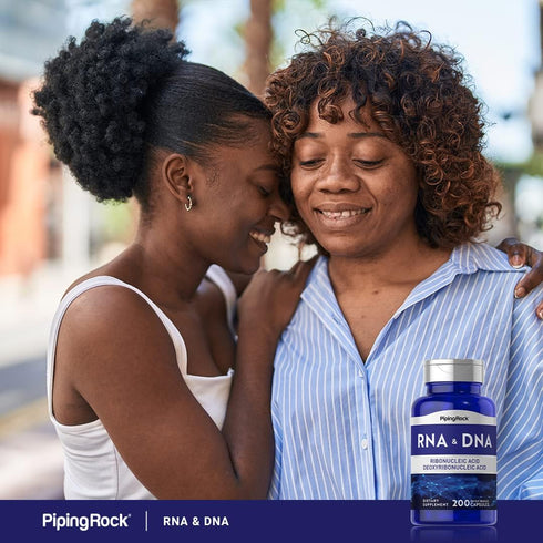 Piping Rock RNA DNA Supplement, 200 Capsules, Ribonucleic Acid & Deoxyribonucleic Acid Complex