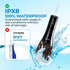 Water Flosser & Tonsil Stone Remover, 400ml Tank, IPX8 Waterproof, 5 Modes, Rechargeable for Bad Breath