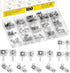 Mardatt 100Pcs Battery Springs AAA, Battery Negative and Positive Nickle Plated Conversion Spring