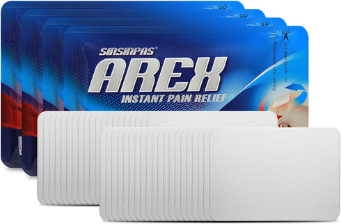 AREX Cool & Hot Pain Relieving Patch - Medium 4 Pack (40 Patches Total)