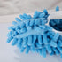 TOLUON 2Pcs Mop Slippers Shoe Covers,Soft Washable Dust Duster Slippers,Reusable Multi-Function Mop Socks Dust Hair