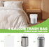 4 Gallon Small Trash Bags, 105 Count, Tear & Leak Resistant Garbage Bags for Bathroom White Trash Can Liners