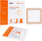Silicone Foam Dressing with Gentle Adhesive Border 6''x6'', 5 Pack Waterproof Bandage for Pressure Ulcer