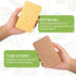 Yolaist 12 Pack Non-Scratch Scrub Sponge, Natural Kitchen Sponges for Cleaning Kitchen, Scratch Free Biodegradable