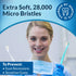 Extra Soft Toothbrushes for Adults, Nano Toothbrush with 20,000 Ultra Fine Bristles, Pack of 3