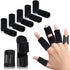 Set of 2 Finger Splints, Trigger Finger Brace with 10 Nylon Sleeves for Sport Injuries, Swelling, Tendon Stiffness,