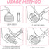 Wilafury 10Pcs 200ml Douche Bottles for Women, Disposable Vaginal & Anal Applicator, Eco-Friendly Flexible Cleaner