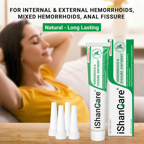 Hemorrhoid Cream, Extra Strength Ointment for Hemorrhoid & Fissure Treatment, Relief of Pain, Itching, Bleeding,