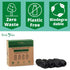 Bamboo Floss Refill | 4X100 FT Biodegradable Floss Refill | Mint & Candelilla Wax | Charcoal Dental Floss | Eco Floss