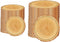Vankcp 160 Pieces Wood Grain Paper Plates, 7" 9" Rustic Wood Slice Plate,