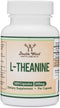 L-Theanine Supplement 200mg, 120 Capsules (Soy Free, Gluten Free, Non-GMO, Third Party Tested) with Magnesium