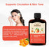 Warming Massage Oil Cinnamon, Black Pepper & Orange Essential Oils Mild Heating Effect for Relaxation & Circulation