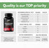 Cranberry Extract Pills - Super Strength 50:1 Whole Fruit Concentrate for Natural UTI Support, Kidney Cleanse