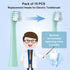 Replacement Toothbrush Heads 10 Pack Compatible with Colgate Hum Smart Battery Electric Toothbrush