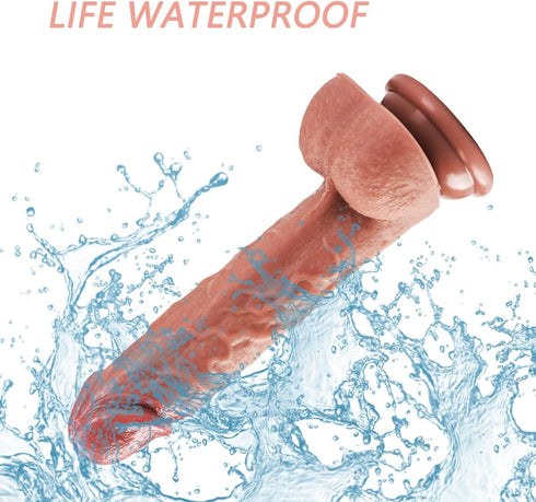 McDodon 7.8 Inch Sex Toys Realistic Silicone Dildo - Lifelike G Spot Stimulation for Women and Couples - Strong Suction