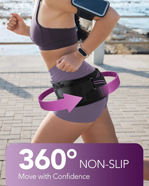 SI Belt for Women with Extra Support Stays, Sacroiliac Belt for SI Joints Pain Relief, 360° Anti-slip