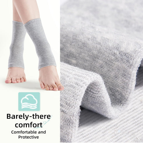 LHKQMYT (Grey,L(ShoeSize41-44)) one Compress Bamboo Foot Ankle Sleeves Neuropathy for Women- Premium Anti-Fatigue