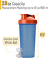Mr. Pen Shaker Bottles for Protein Mixes, 28 oz Protein Shaker Bottle with Wire Whisk Ball, Mixer Cup