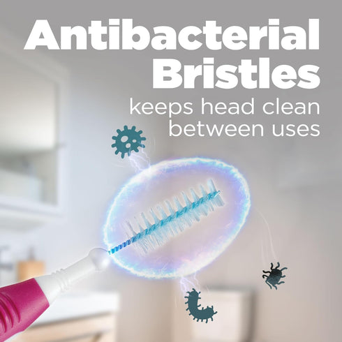 GUM Proxabrush Go-Betweens - Moderate Interdental Brushes, Soft Bristled Dental Picks for Plaque Removal & Gum Health,