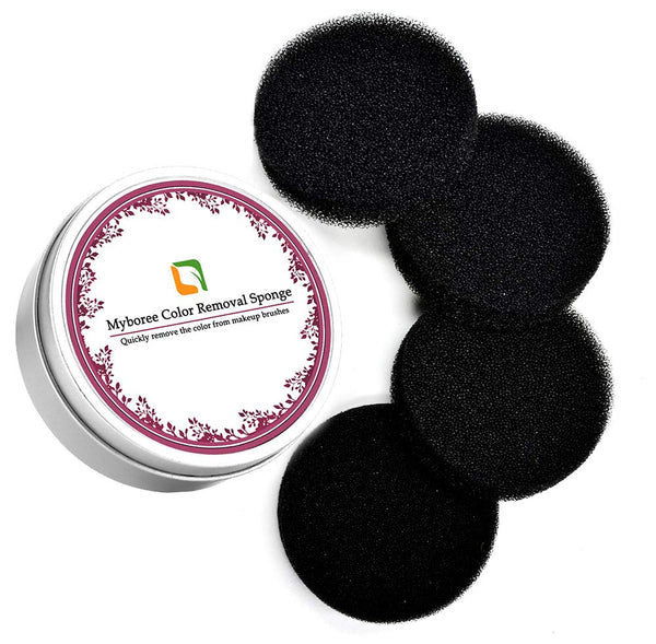 Makeup Brushes Cleaner Eye Shadow or Blush Color Removal Sponge Kit
