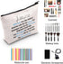 ZJXHPO Actress Gift Inspirational Makeup Bag for Broadway Musical Lover (WHE-THEATRE)