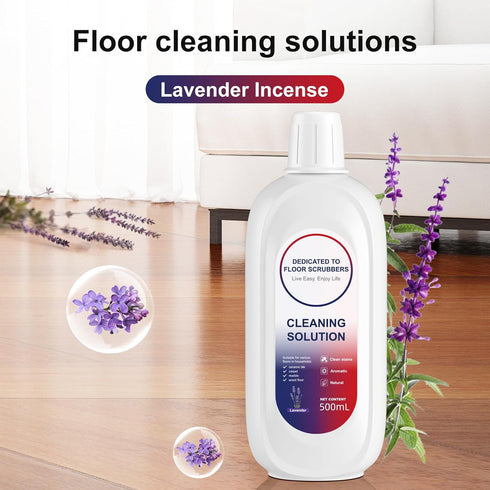 Compatible with Tineco Cleaning Solution 500ml, Lavender Scents Floor Cleaner for All Robot Vacuums (2 bottles)