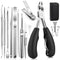 Modacraft 11PCS Ingrown Toenail Removal Kit, Effective Treatment with Toenail Clippers for Thick Toenails