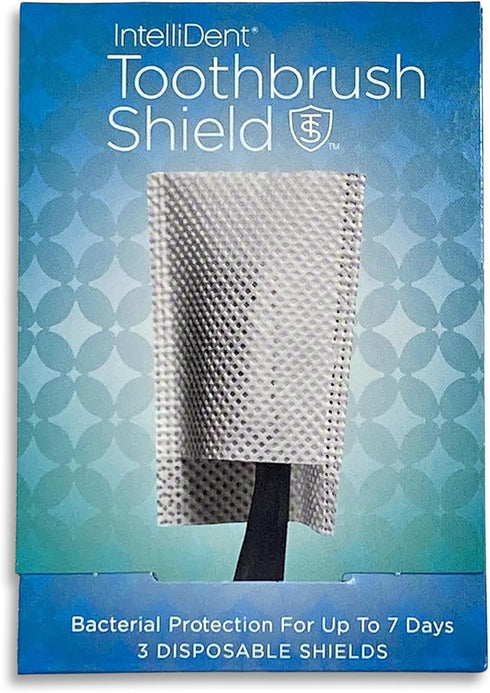 Pack of 3 Toothbrush Shields - Disposable, Breathable, Quick-Drying - Perfect for Travel, Home & Office
