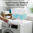 Mozabol Set, 100oz (3L) Stand2 Laundry Detergent Dispenser Easy-Pour Leak-Proof Bottles with Spout Plug Caps,Measuring
