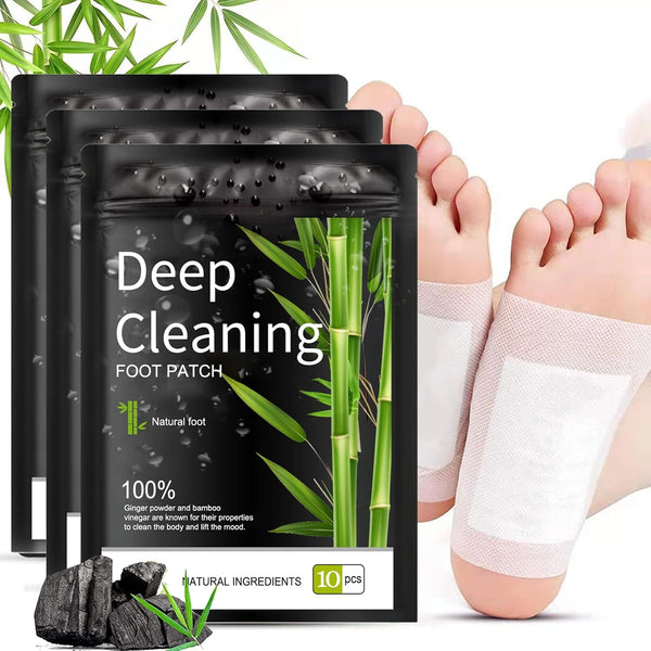 Sea-Maid Foot Pads (30 PCS), Deep Cleansing Foot Patches with Bamboo Vinegar and