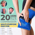 Rectangle Gel Pad - 15''x11'' Reusable Gel Ice Pack for Arm, Leg, Knee, Back - 1 Pack Blue, Hands-Free Application