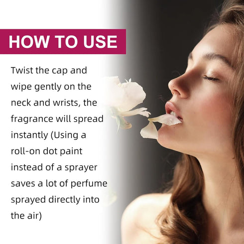 Honey Roll-On Perfume Oil for Women - Pheromone-Infused Essential Oil to Attract