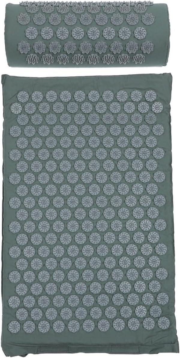 SECFOU Acupressure Massage Pillow Set with Portable Carrying Bag, Shiatsu Therapy Cushion