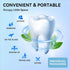 Hyaluronic Acid Mouthwash, Alcohol-Free Oral Rinse for Fresh Breath, Healthy Gums, 40 Travel Packs, Fresh Mint