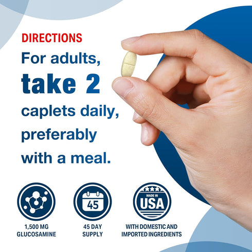 Vitamin World Triple Strength Joint Mover, Glucosamine Chondroitin with MSM, 90 Caplets