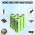 Zsolarigt 10 2/3AAA 1.2V 600mAh Batteries,2/3 Pcs NIMH Rechargeable Solar AAA Batteries Rechargeable Button Top