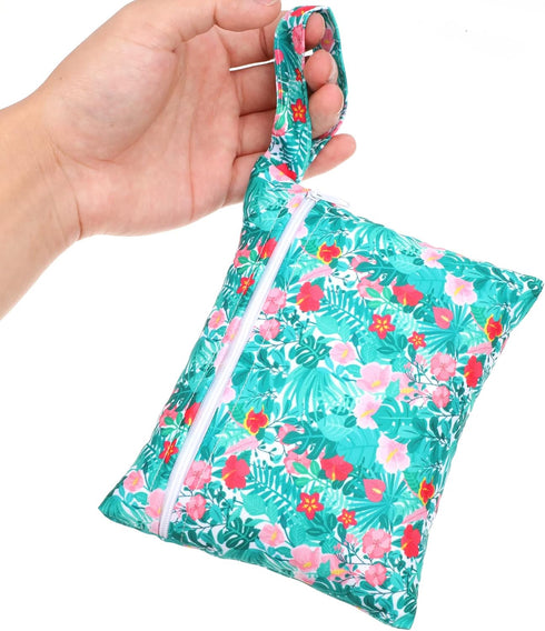PHOGARY Set (7 1, Reusable Menstrual Pads for Heavy Flow with Wet Bag, Sanitary Pads with Wings for Women, Washable