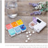 Ipetboom 7-Compartment Electronic Weekly Pill Organizer, Detachable Medicine Box with Sealed Compartments, Portable