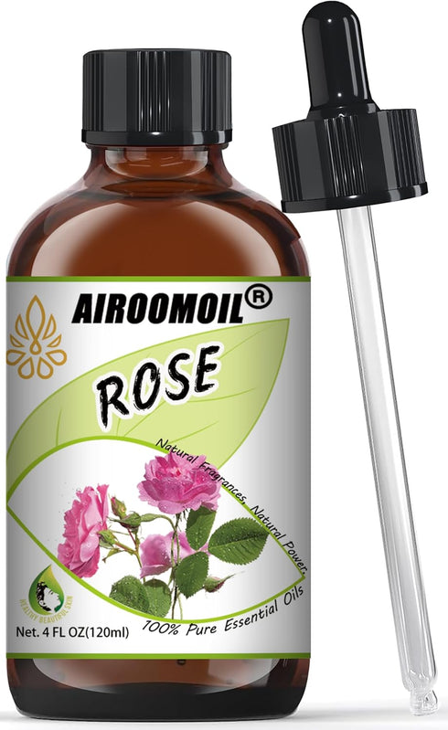 Rose Fragrance Oil 4oz for Aromatherapy Diffuser, Soap, Candle Making Scents