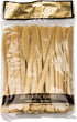 JAM PAPER Premium Utensils Party Pack, Plastic Knives - Gold, 48 Disposable Knives/Pack