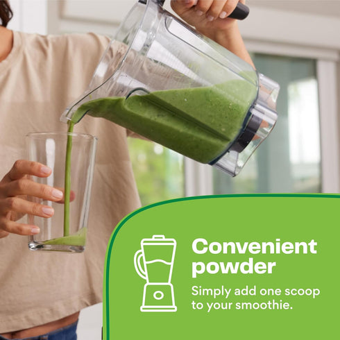 Amazing Grass Super Greens Booster, Greens Powder Smoothie Mix with Spirulina, Moringa, Wheat Grass & Kale, 30 Servings