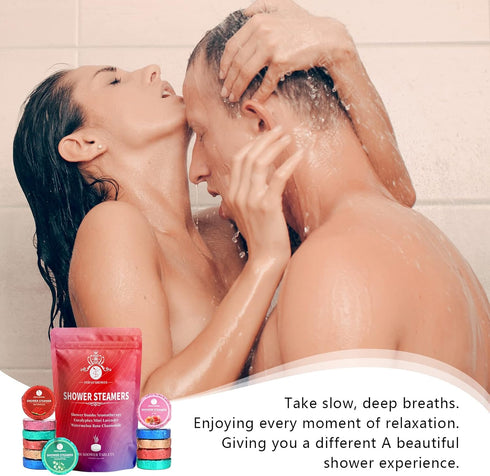 Shower Steamers Aromatherapy, 18-Pack Unique Birthday SPA Gifts for Women, Organic Essential Oil Gifts