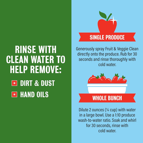 Rebel Green Natural Produce Cleaner for Fruits & Veggies