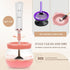 Makeup Brush Cleaner Machine, Electric Washer and Dryer Tool for Fast Cleaning of Cosmetic Brushes