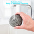 15 Pack Steel Wool Scrubber - Heavy Duty Stainless Steel Scrubbers for Cleaning Dishes, Pots, Pans, Bathroom, Oven