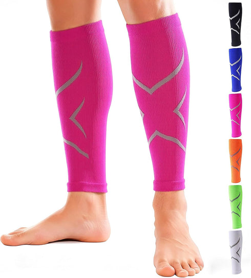 Lycheers Calf Compression Sleeve for Women & Men - Footless Compression Socks -
