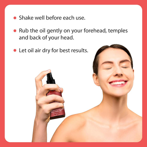 Seven Minerals Head Harmony Spray, Powerful Magnesium Oil Blend with Essential Oils for Relief - Made in USA - Free